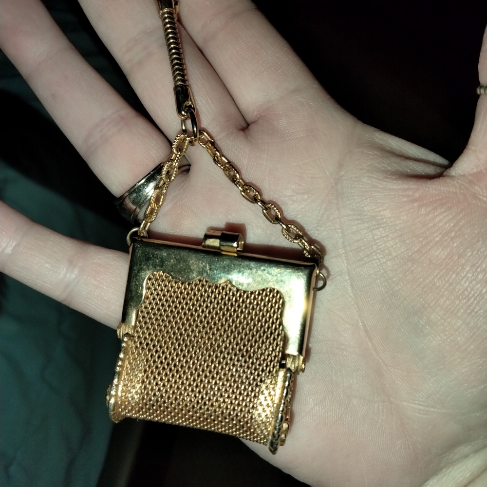 Gold Mesh Evening Bag